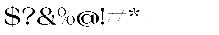 Orelo Text Extended Medium Font OTHER CHARS