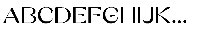 Orelo Text Extended Medium Font UPPERCASE