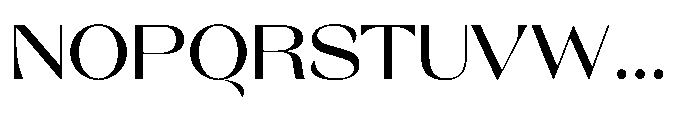 Orelo Text Extended Medium Font UPPERCASE
