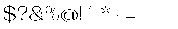 Orelo Text Extended Regular Font OTHER CHARS