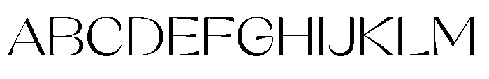 Orelo Text Extended Regular Font UPPERCASE