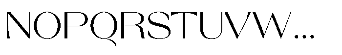 Orelo Text Extended Regular Font UPPERCASE