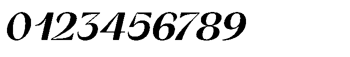 Orelo Text Standard Black Italic Font OTHER CHARS
