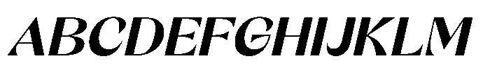 Orelo Text Standard Black Italic Font