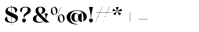 Orelo Text Standard Black Font OTHER CHARS