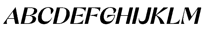 Orelo Text Standard Bold Italic Font UPPERCASE
