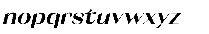 Orelo Text Standard Bold Italic Font LOWERCASE