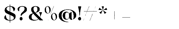 Orelo Text Standard Bold Font OTHER CHARS