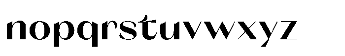 Orelo Text Standard Bold Font LOWERCASE