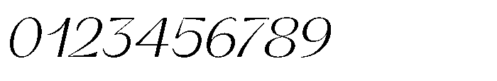 Orelo Text Standard Italic Font OTHER CHARS