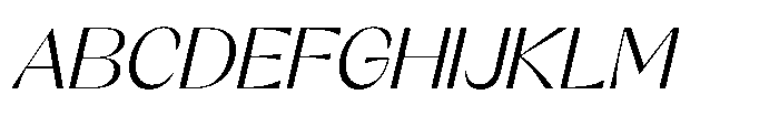 Orelo Text Standard Italic Font