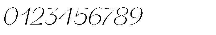 Orelo Text Standard Light Italic Font OTHER CHARS