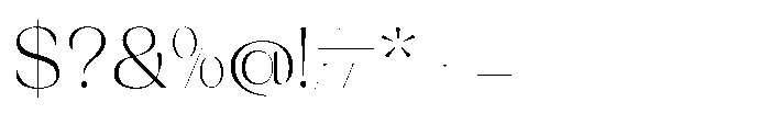 Orelo Text Standard Light Font OTHER CHARS