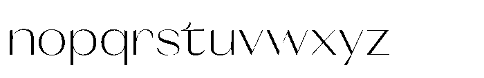 Orelo Text Standard Light Font LOWERCASE