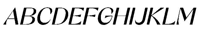Orelo Text Standard Medium Italic Font