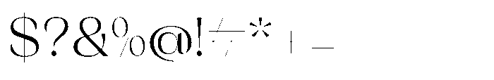 Orelo Text Standard Regular Font OTHER CHARS