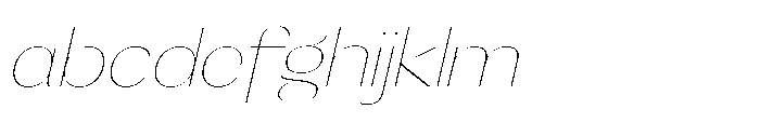 Orelo Text Standard Thin Italic FONT