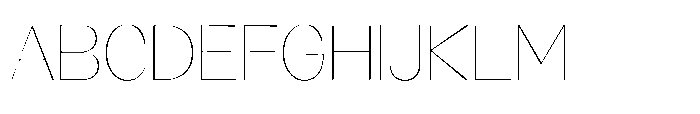 Orelo Text Standard Thin Font UPPERCASE