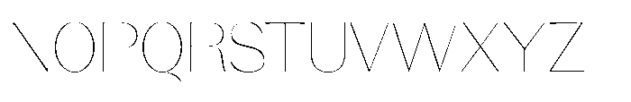 Orelo Text Standard Thin Font UPPERCASE