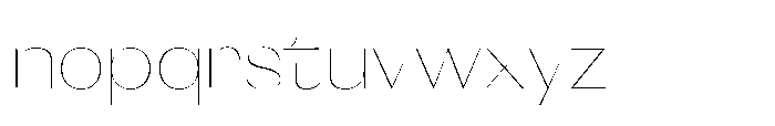 Orelo Text Standard Thin Font LOWERCASE