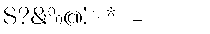 Orelo Variable Font OTHER CHARS
