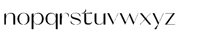 Orelo Variable Font LOWERCASE