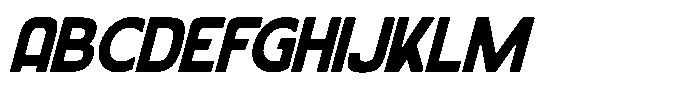 Orenza Bold Italic Font UPPERCASE