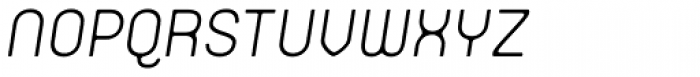 Orev Edge Semi Light Italic Font UPPERCASE
