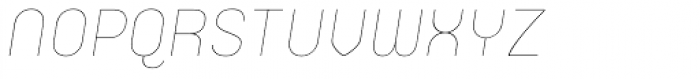 Orev Edge-Thin Italic Font UPPERCASE
