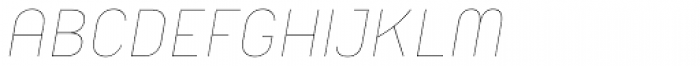 Orev Thin Italic Font UPPERCASE