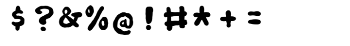 Organic Garbage Regular Font OTHER CHARS