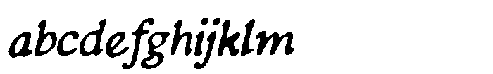 Organic Grain Italic FONT