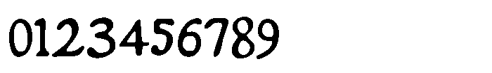 Organic Grain Regular Font OTHER CHARS