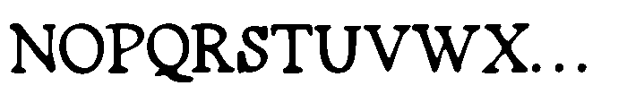 Organic Grain Regular Font UPPERCASE