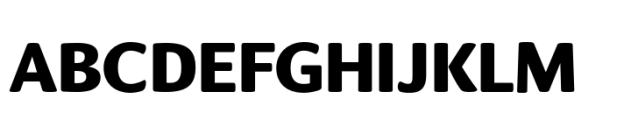 Organic Pro Black Font UPPERCASE