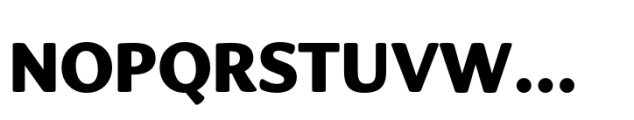 Organic Pro Black Font UPPERCASE