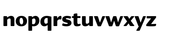 Organic Pro Black Font LOWERCASE