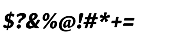 Organic Pro Bold Italic Font OTHER CHARS
