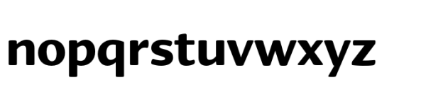 Organic Pro Bold Font LOWERCASE