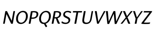 Organic Pro Italic Font UPPERCASE