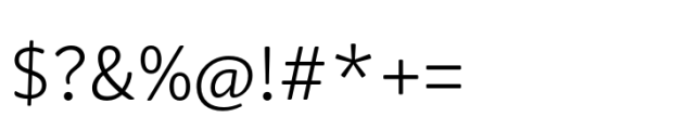 Organic Pro Light Font OTHER CHARS