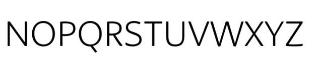 Organic Pro Light Font UPPERCASE