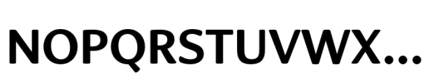 Organic Pro Semi Bold Font UPPERCASE