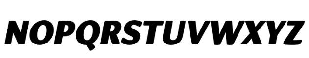 Organic Pro Ultra Italic Font UPPERCASE