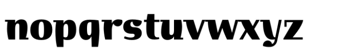 Organica Pro Black Font LOWERCASE