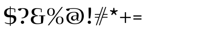 Organica Pro Regular Font OTHER CHARS