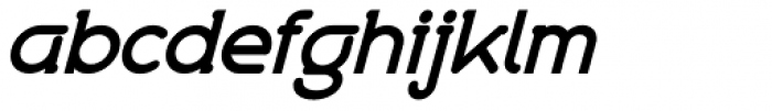 Organicon Bold Italic Font LOWERCASE