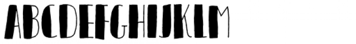 Organique Black Font LOWERCASE