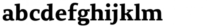 Organon Serif Bold Font LOWERCASE