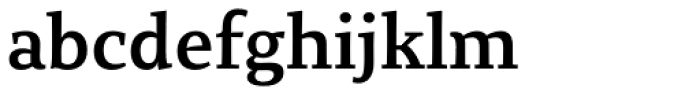 Organon Serif DemiBold Font LOWERCASE